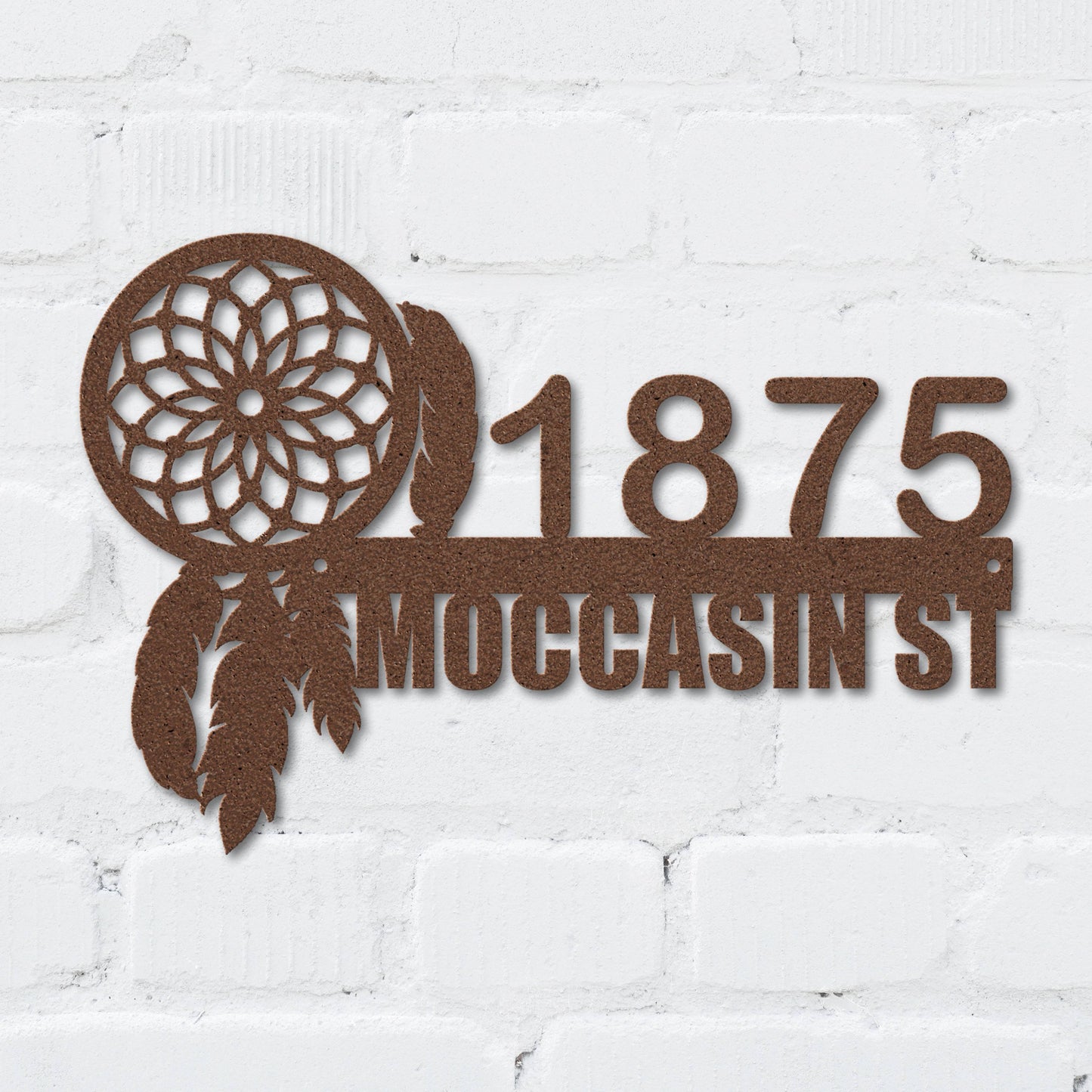 Dream Catcher Address Sign