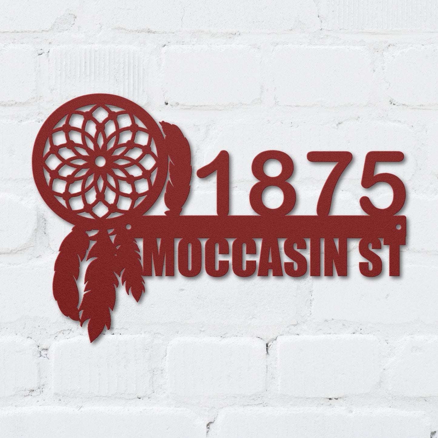 Dream Catcher Address Sign