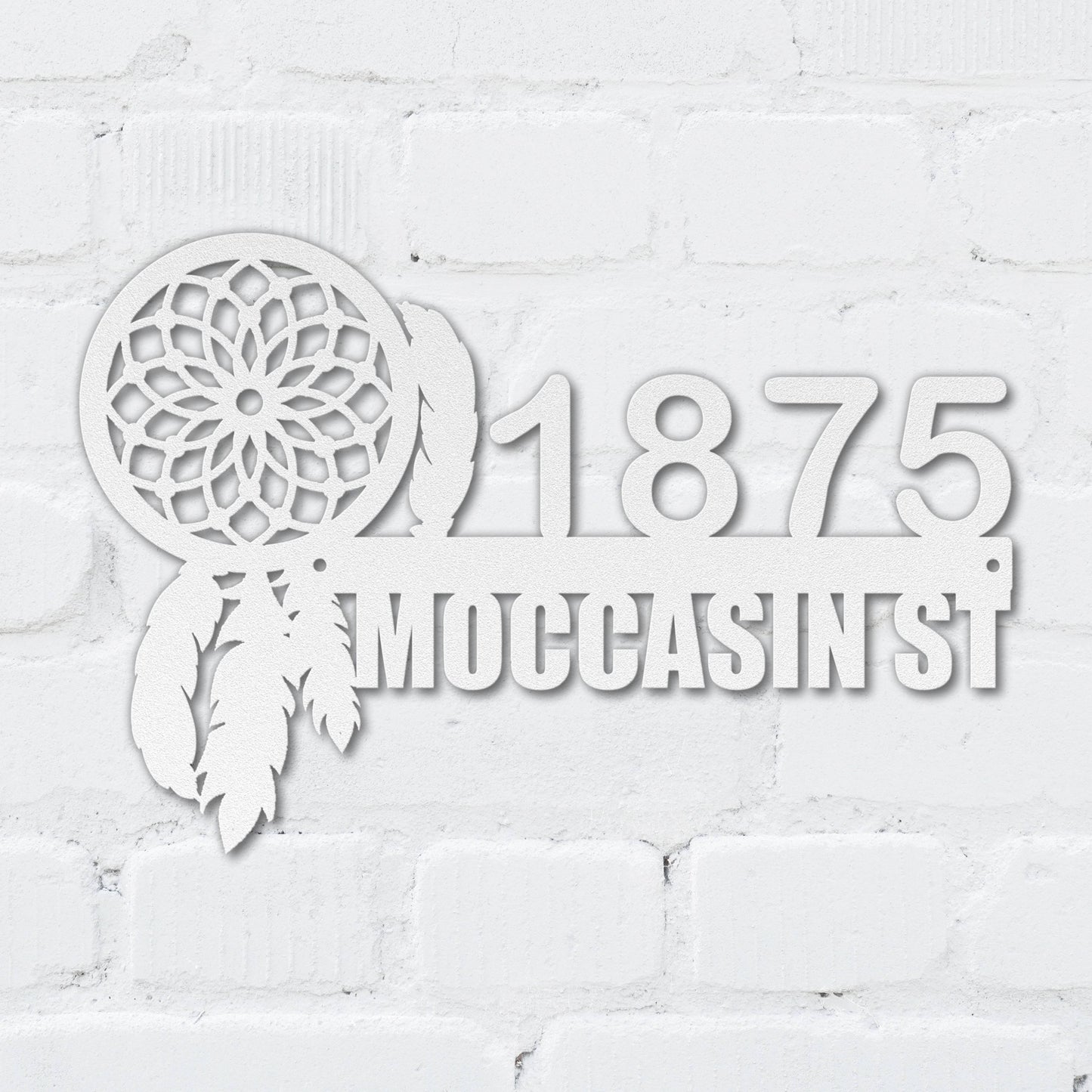 Dream Catcher Address Sign