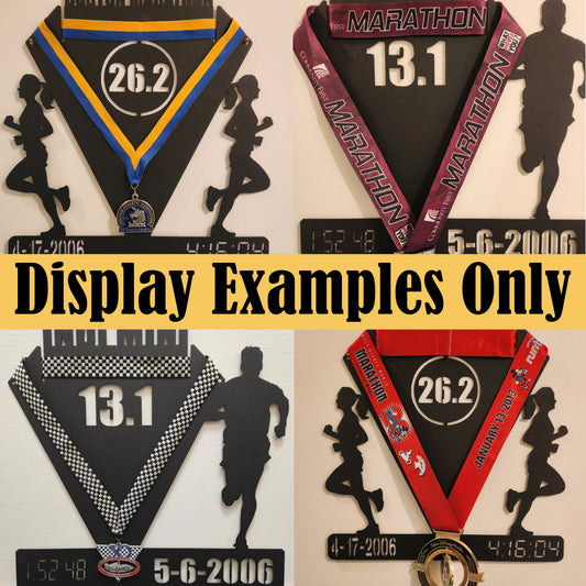 Gal's Running Medal Display