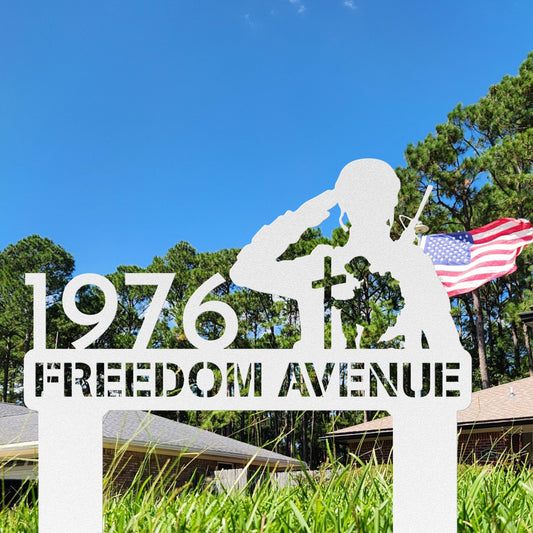 Freedom Address Sign