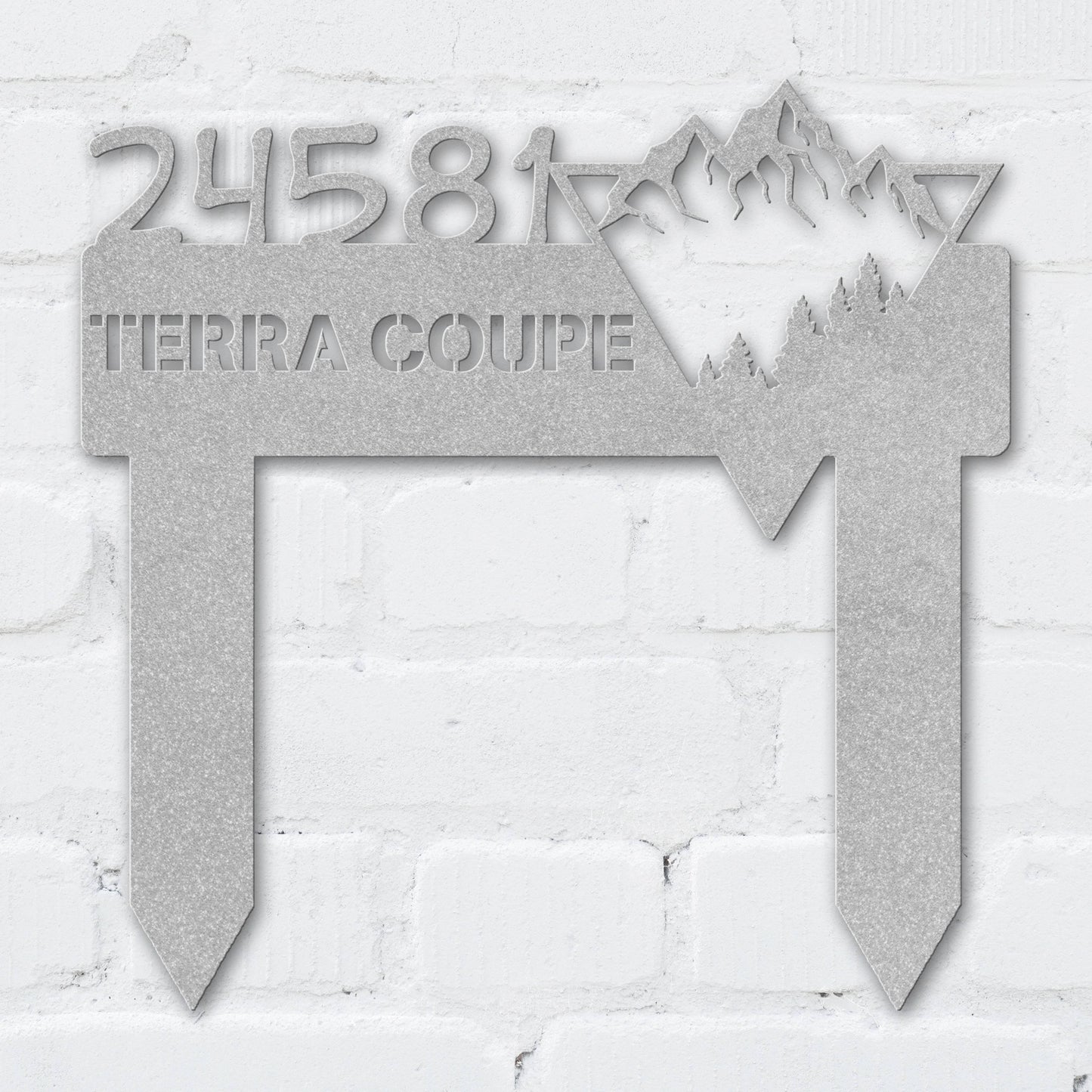 Mountain View Address Sign