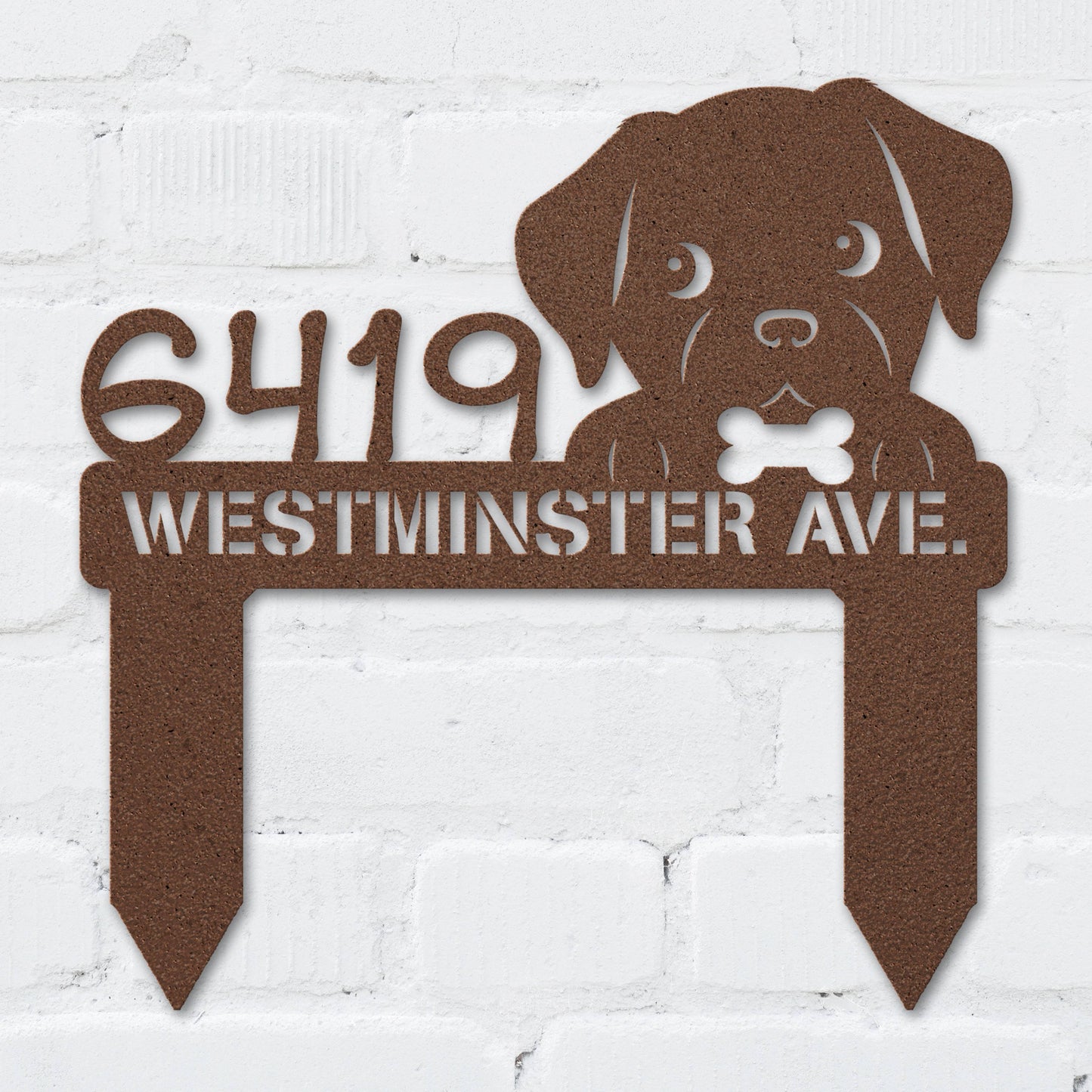 Puppy Bone Address Sign