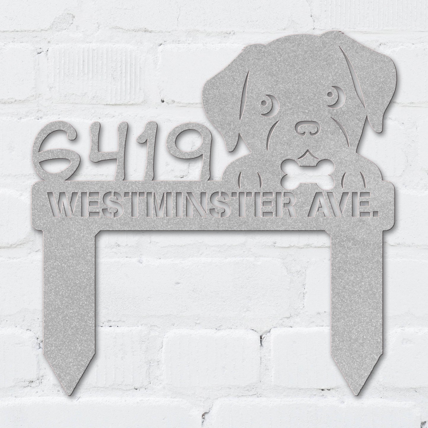Puppy Bone Address Sign
