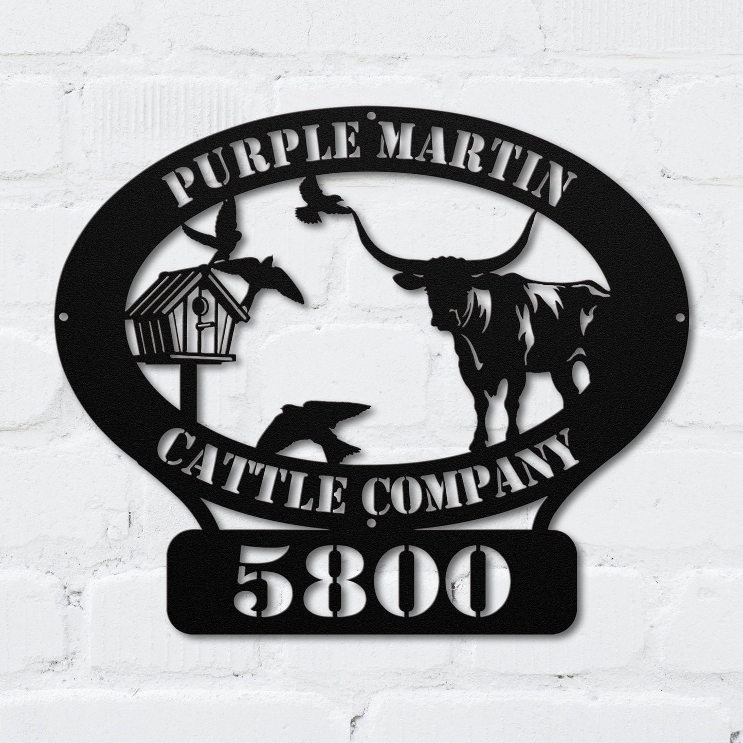 Purple Martins and Longhorn