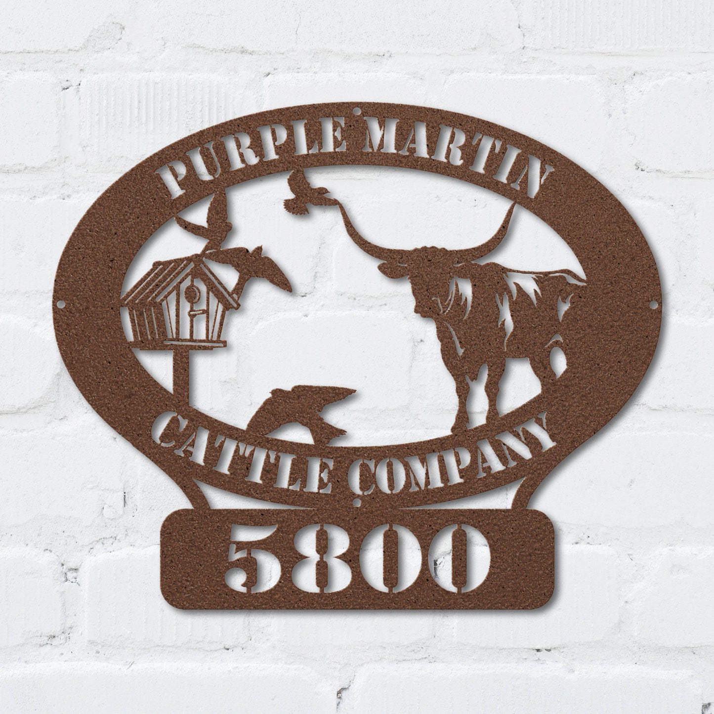 Purple Martins and Longhorn