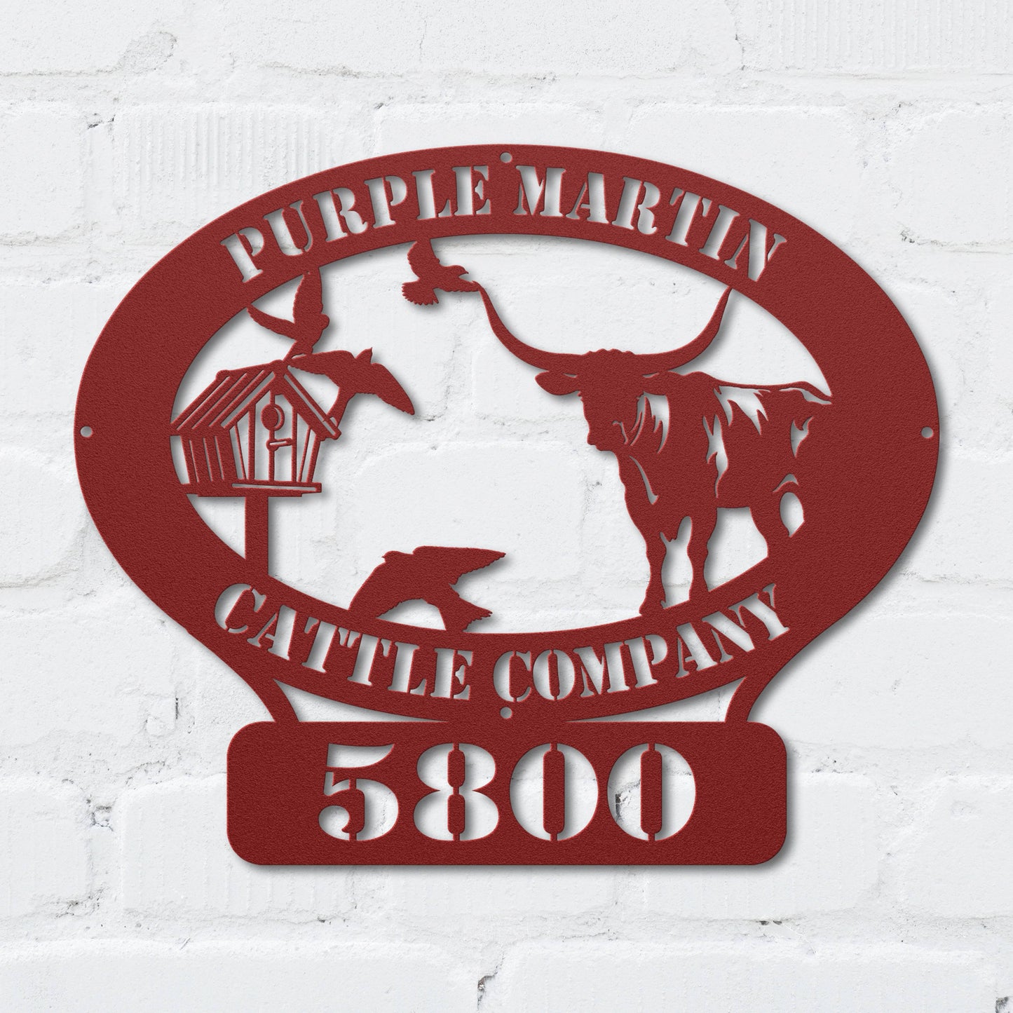 Purple Martins and Longhorn