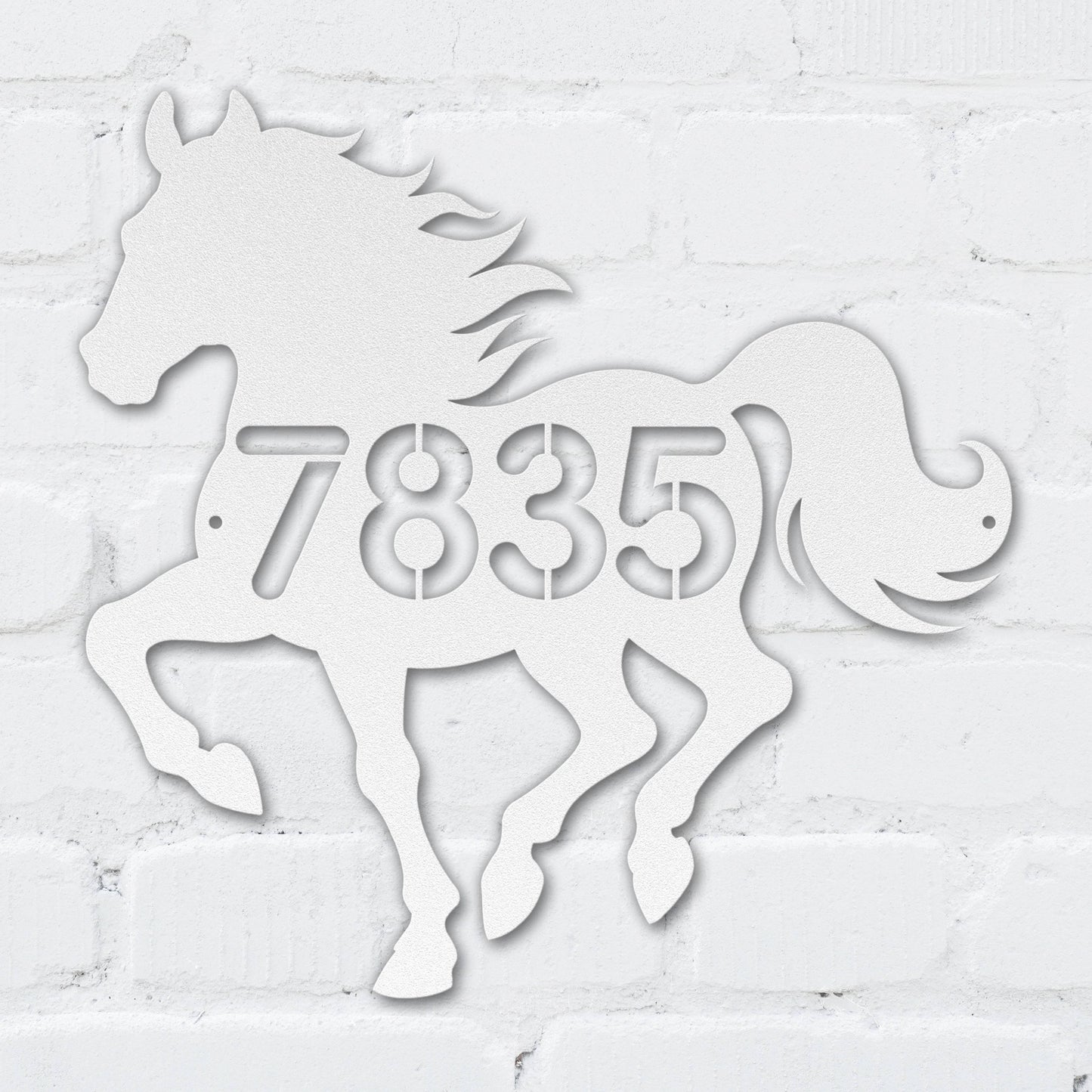 Running Horse Address Sign