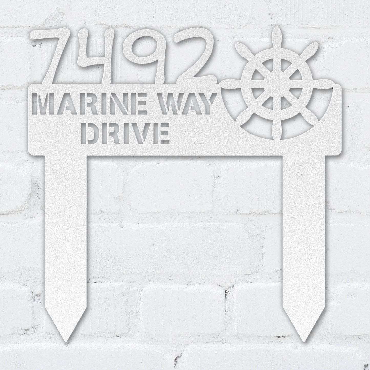 Sailing Away Address Sign