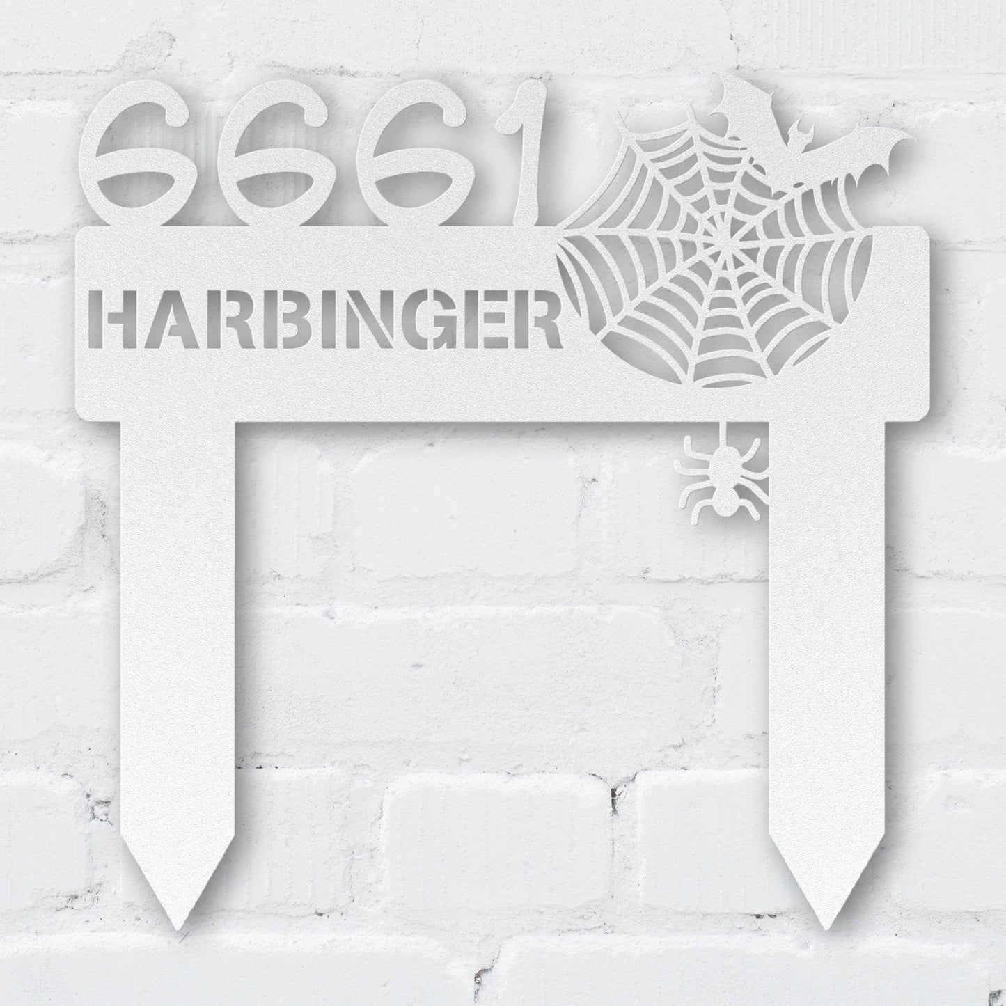 Spooky Street Address Sign