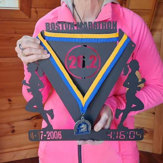 Women's Dual Medal Display