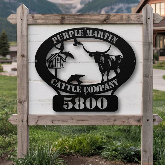 Purple Martins and Longhorn