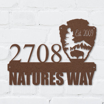 National Parks Address Sign