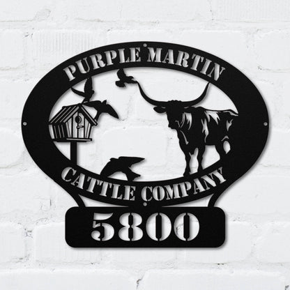 Purple Martins and Longhorn