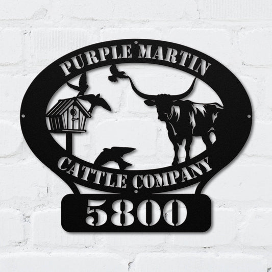 Purple Martins and Longhorn