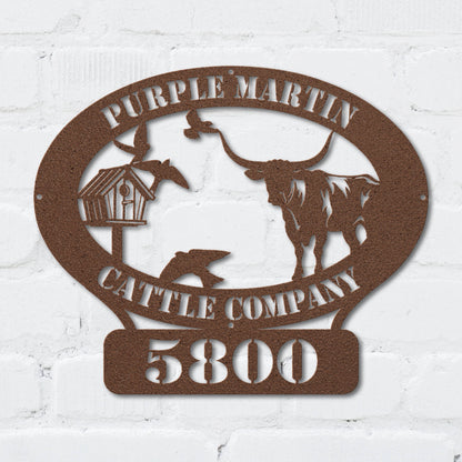 Purple Martins and Longhorn