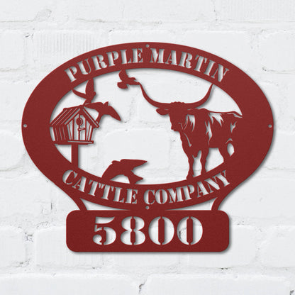 Purple Martins and Longhorn
